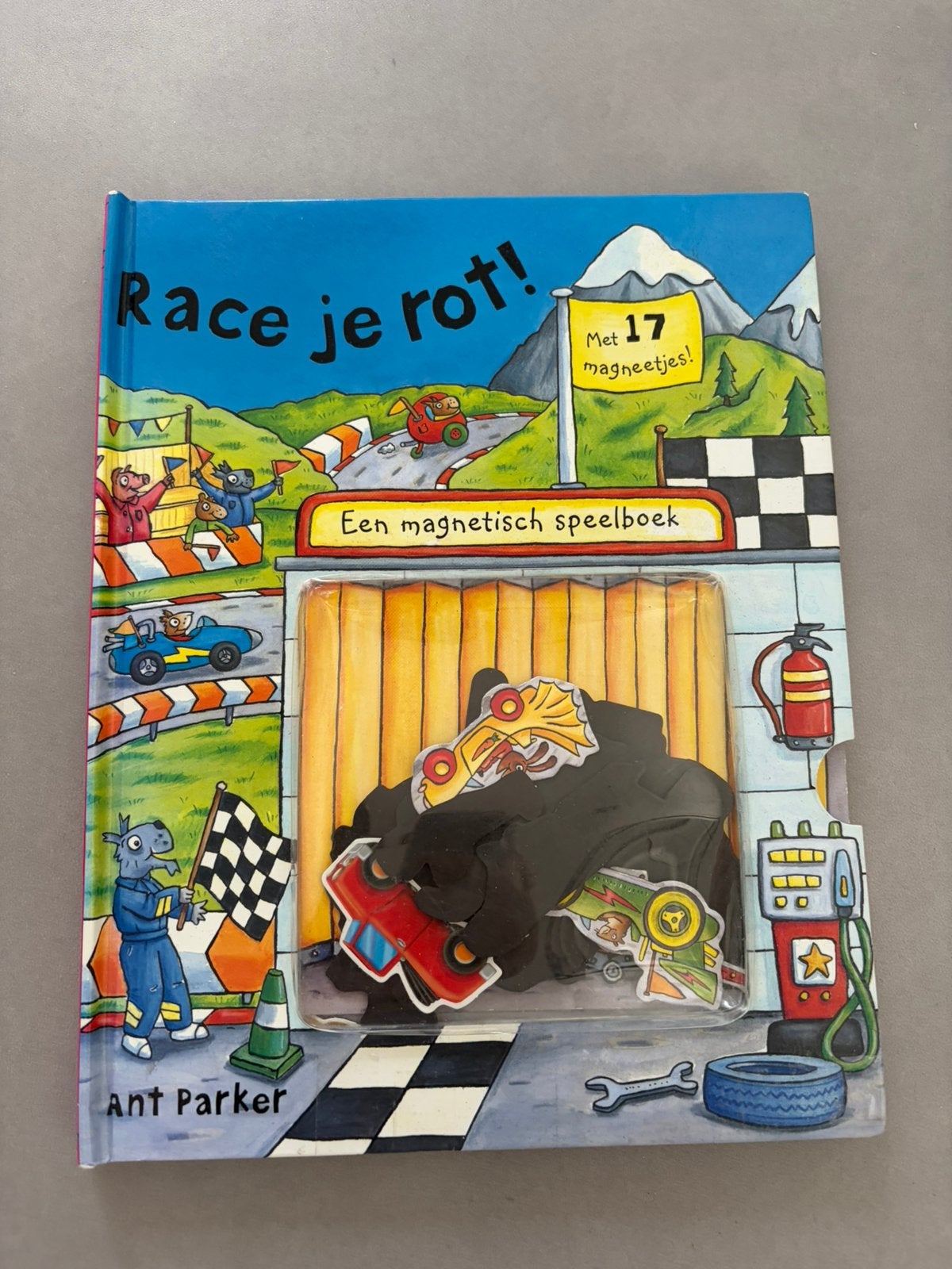 Magneetboek race je rot, Ophalen, Gelezen, Jongen of Meisje