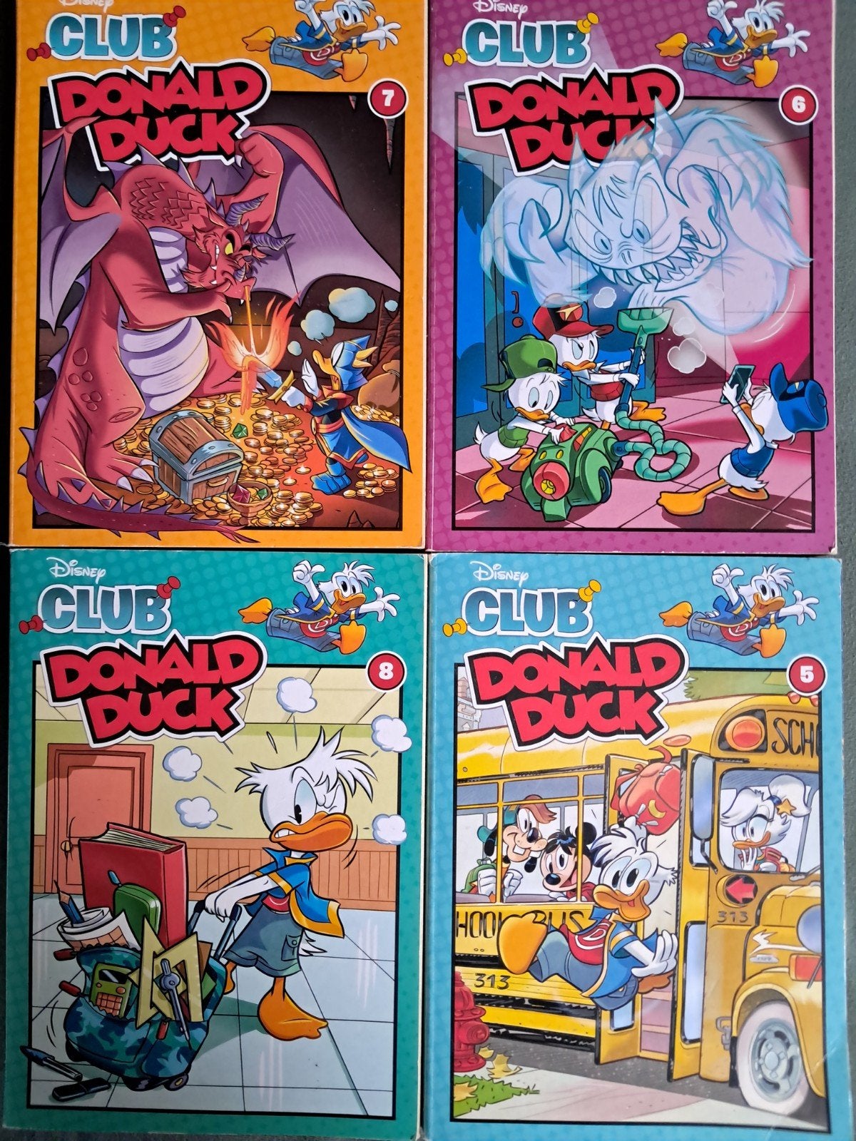 4 Donald Duck club pockets, Meerdere comics, Ophalen of Verzenden