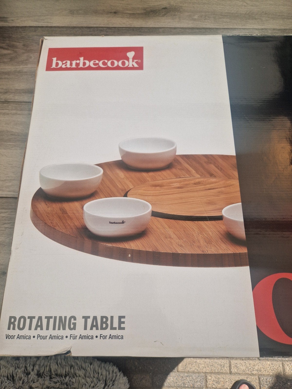 mooi draai plato met 6 schaaltje, Ophalen of Verzenden, Zo goed als nieuw