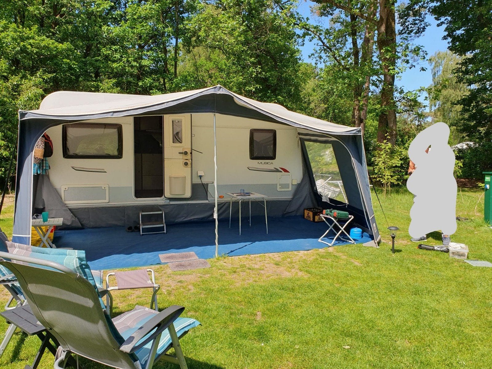 Voortent Dorema maat 11.1/940-950., Ophalen, Gebruikt, Dorema