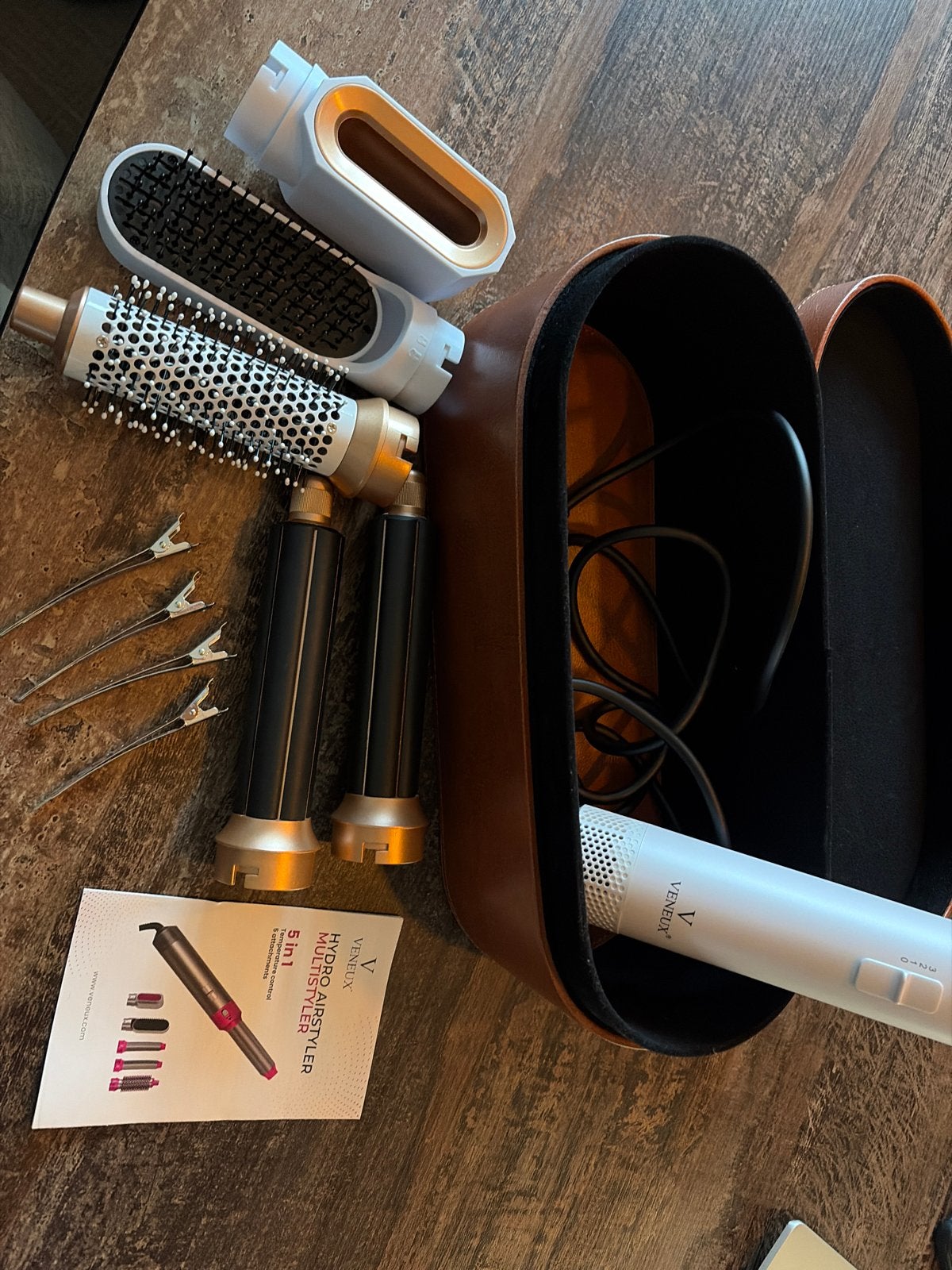 Veneux Hydro Airstyler Multistyler 5-in-1, Ophalen of Verzenden, Nieuw, Föhn of Haardroger