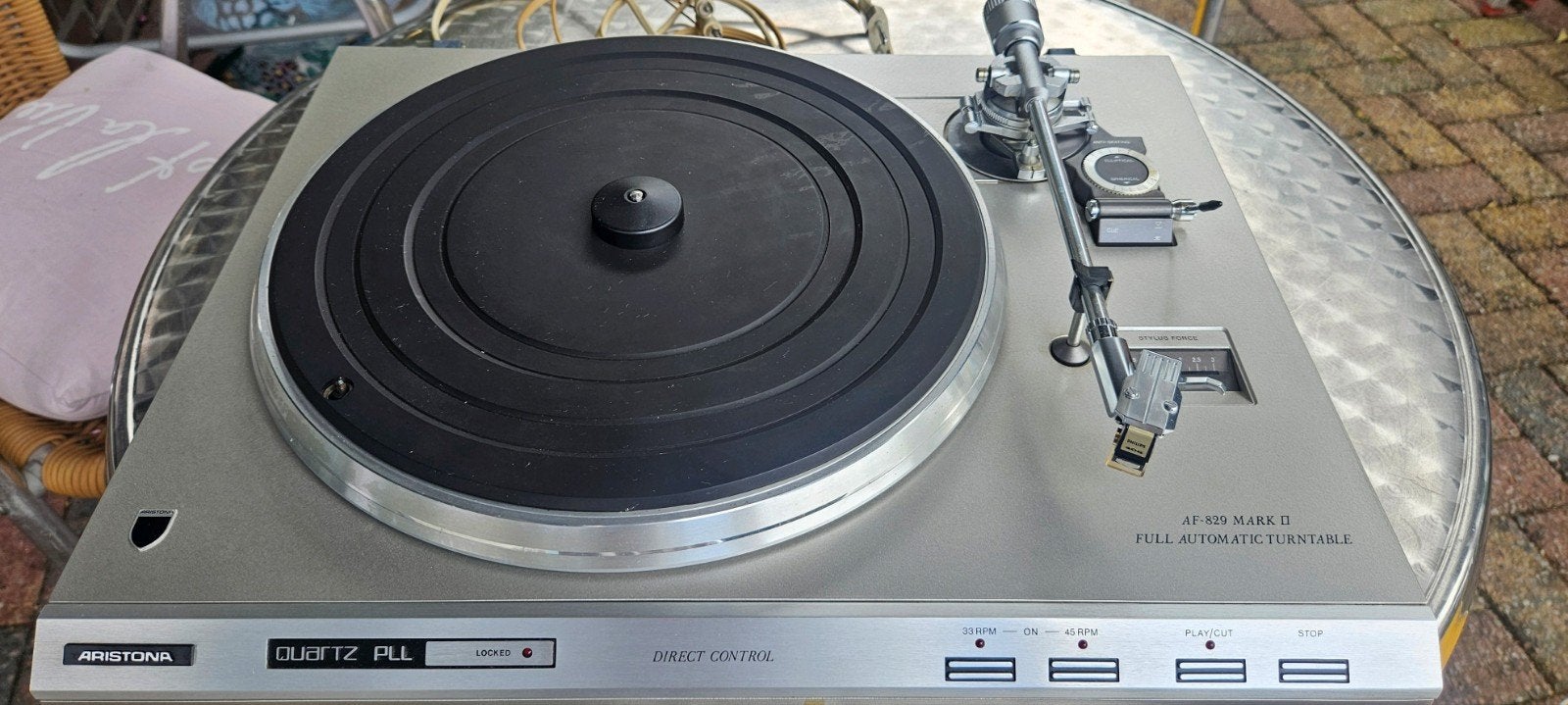 ARISTONA PLATENSPELER TYPE AF -829 MARK II FULL AUTOMATIC, Philips, Automatisch, Ophalen of Verzenden, Zo goed als nieuw