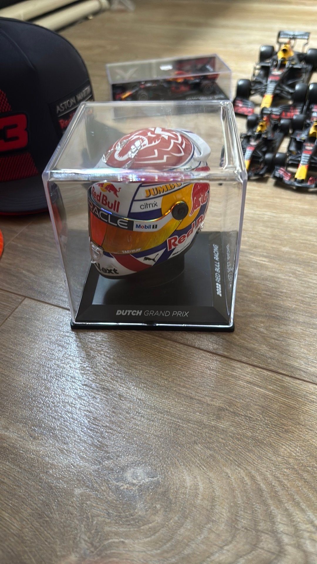 Max Verstappen Red Bull Racing Mini Helmen Collectie, Ophalen of Verzenden, Zo goed als nieuw, Formule 1