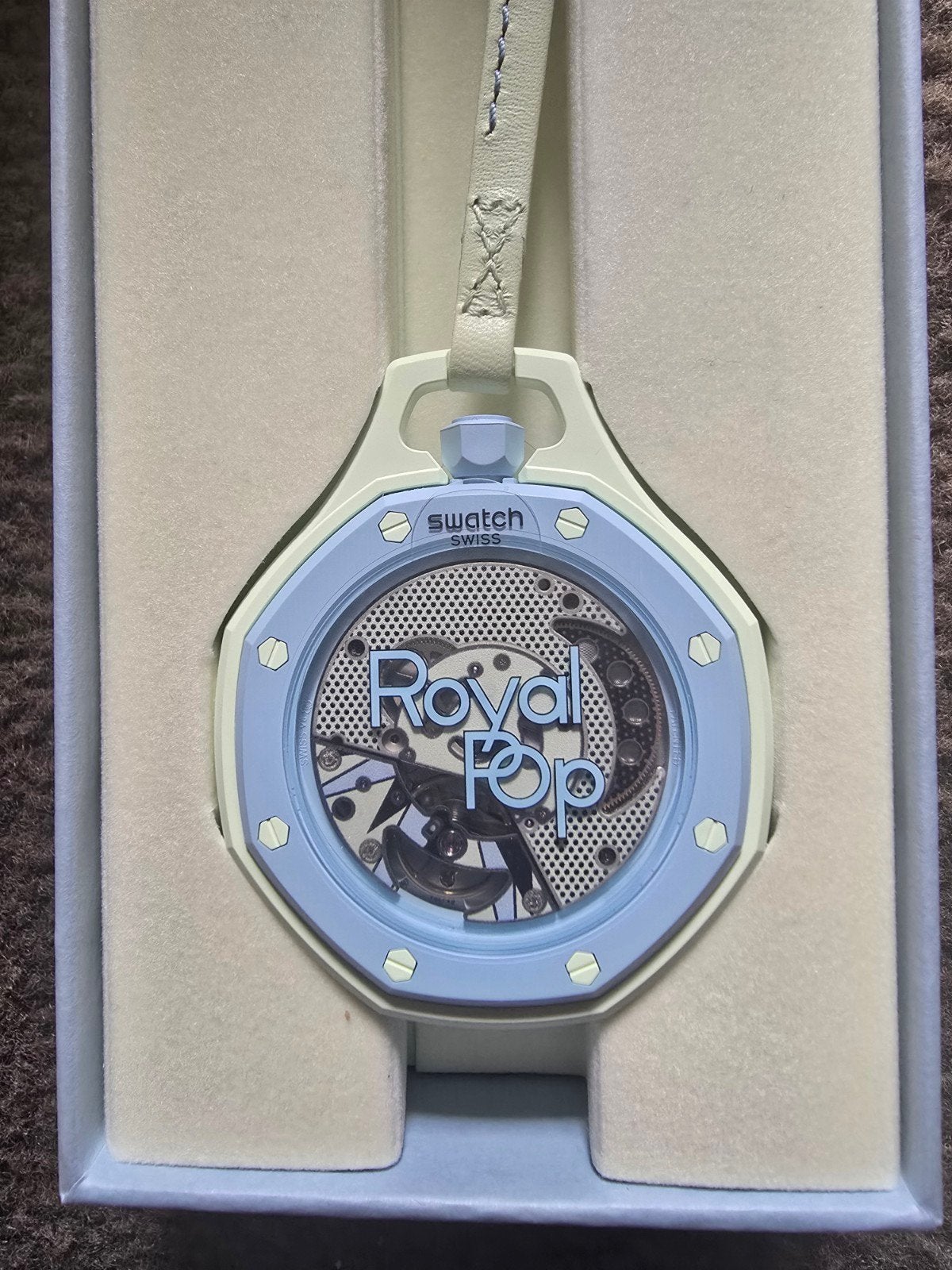 Audemars Piguet Royal pop Swatch, Sieraden, Tassen en Uiterlijk, Ophalen of Verzenden, Nieuw, Kunststof, Swatch