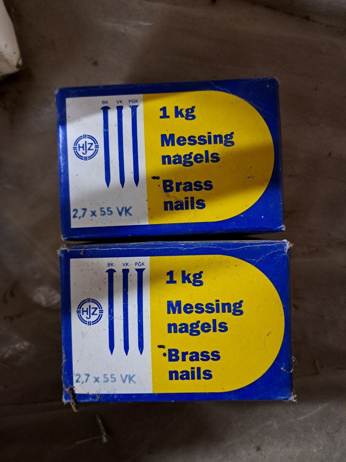 Messing spijkers meerdere maten, Ophalen, Nieuw, Minder dan 50 mm, Spijkers
