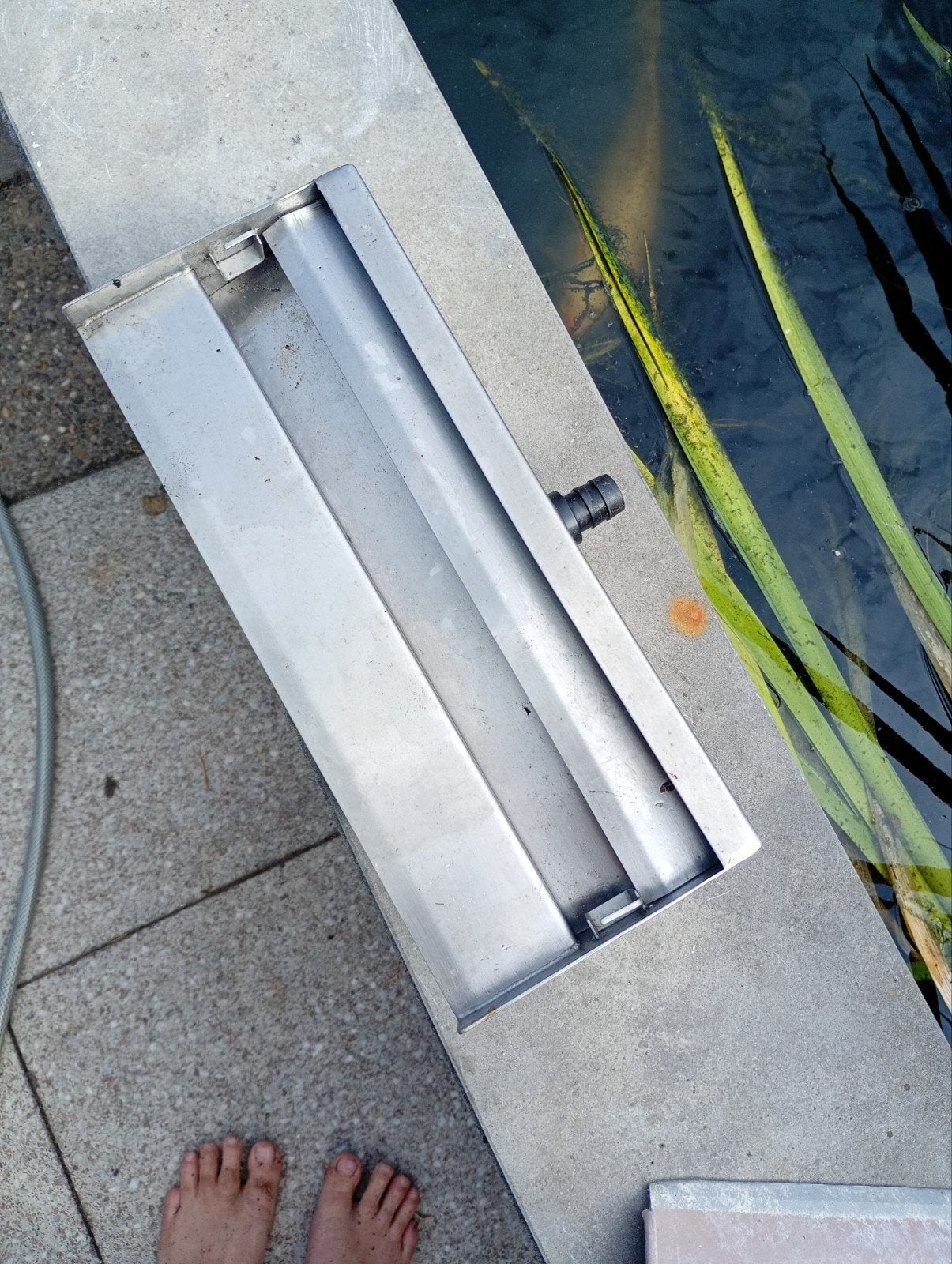 rvs waterval 30 cm, Ophalen, Zo goed als nieuw, Overige typen