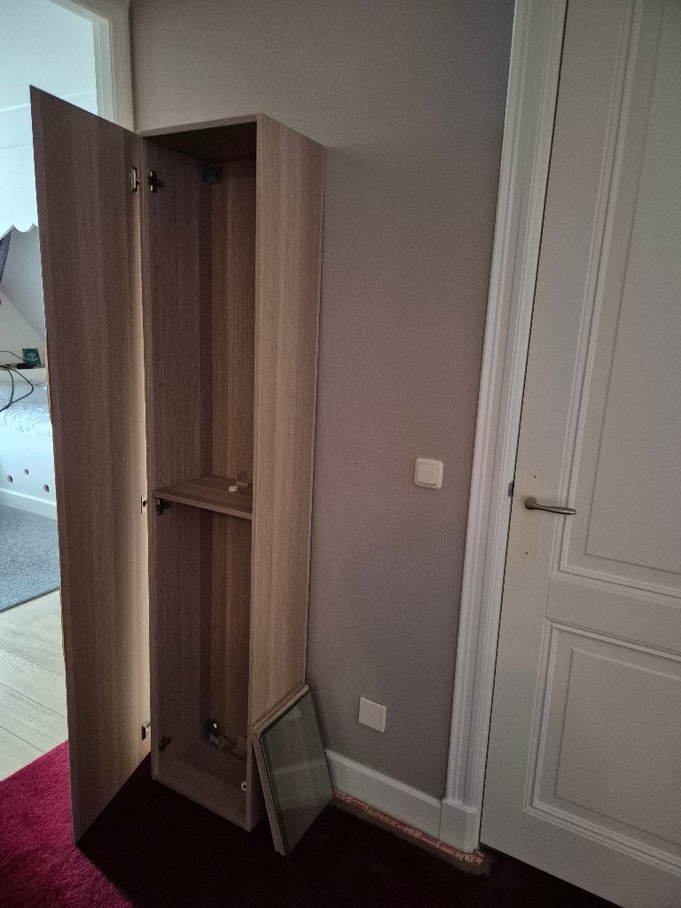 Badkamerkast IKEA hoog, Ophalen, (Half)hoge kast, Minder dan 50 cm, Gebruikt