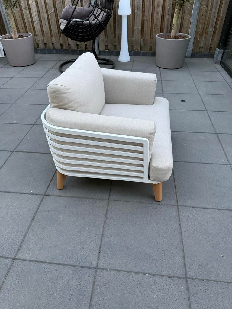 2x Bellagio Esenta lounge tuinstoel Kees Smit, Tuin en Terras, Tuinsets en Loungesets, Ophalen, Aluminium, Zo goed als nieuw, Loungeset