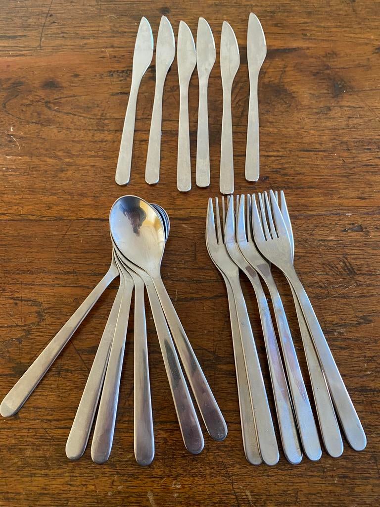 Ikea bestek 6 persoons, Ophalen, Rvs of Chroom
