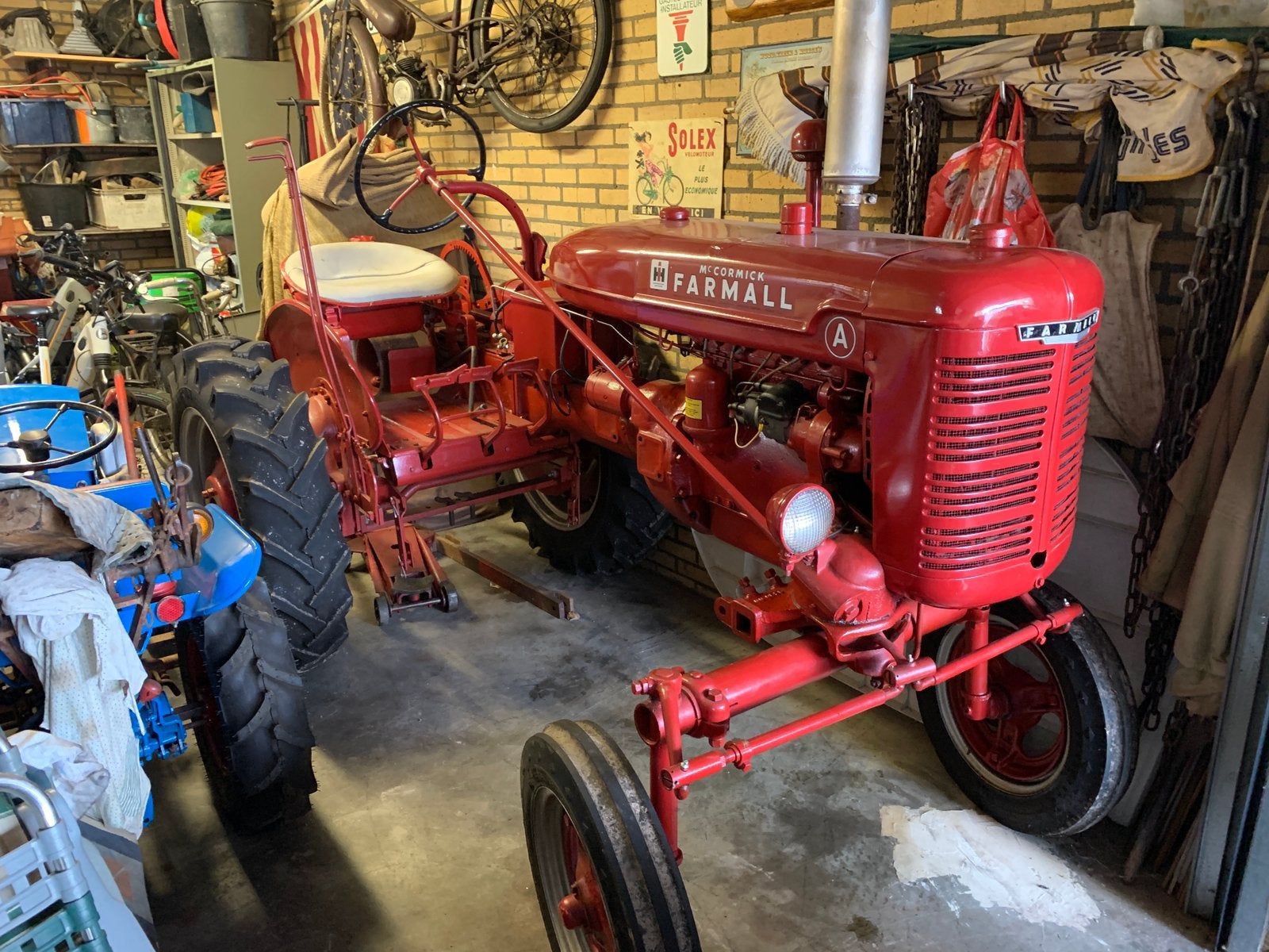 Farmall A met kenteken IHC USA, Ophalen