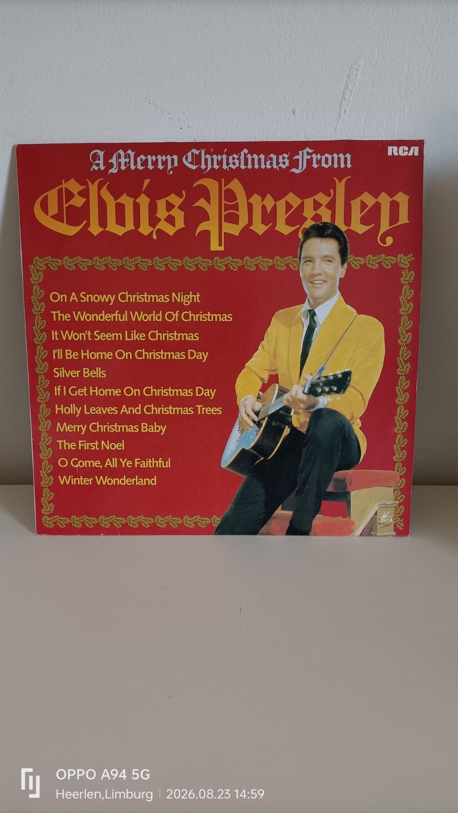 Elvis Presley - A Merry Christmas From Elvis Presley LP, Ophalen of Verzenden, Zo goed als nieuw, LP