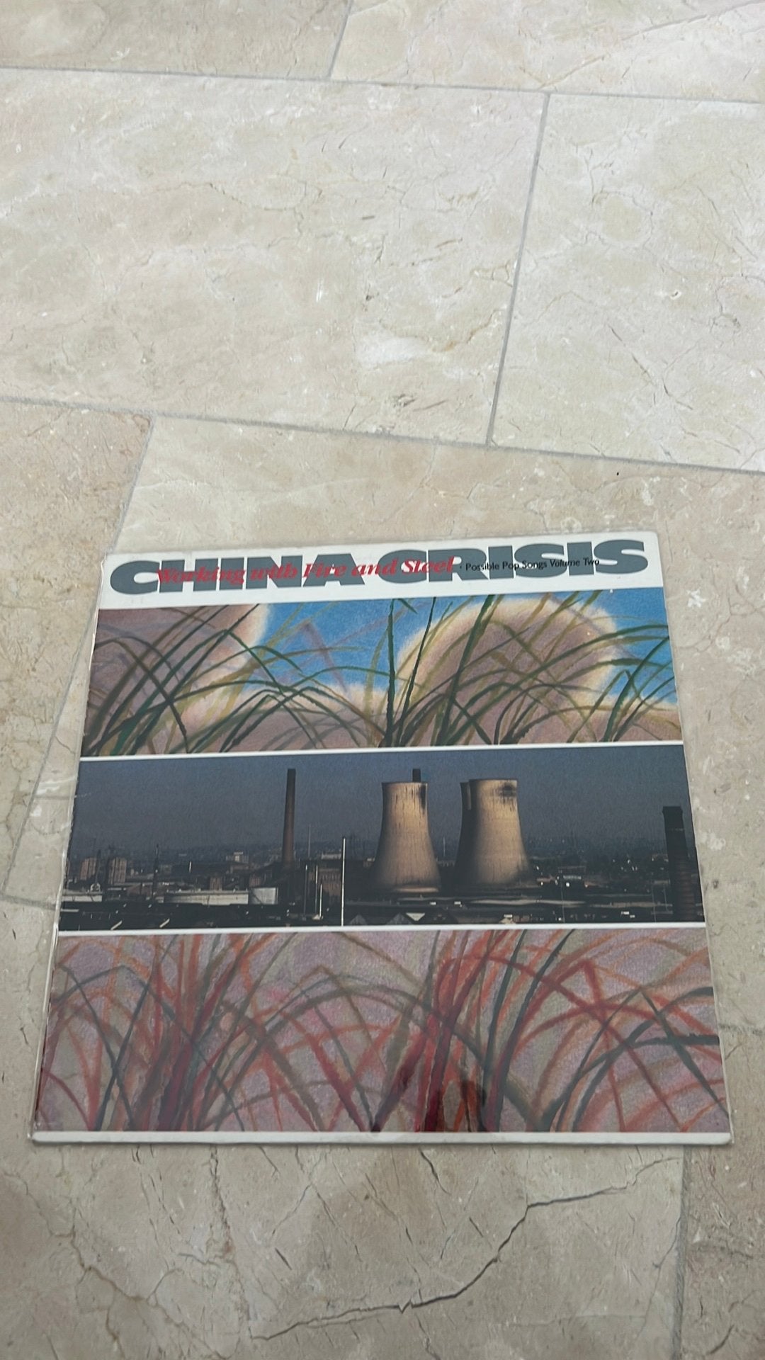 LP China crisis working with fire and steel, Ophalen of Verzenden, Zo goed als nieuw, 12 inch, Poprock