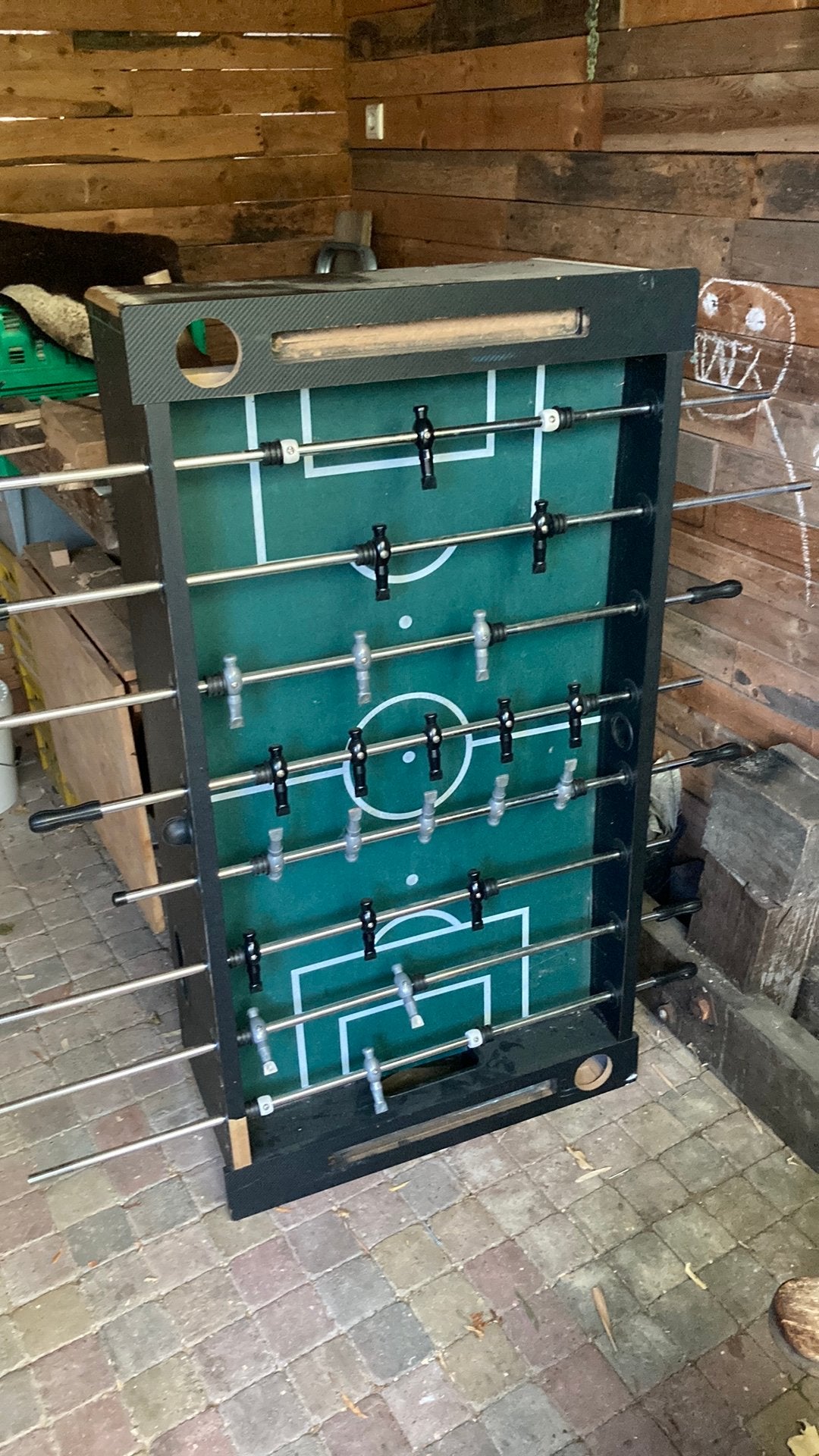 Voetbaltafel zonder poten nog goed voor tweede ronde, Ophalen, Zo goed als nieuw