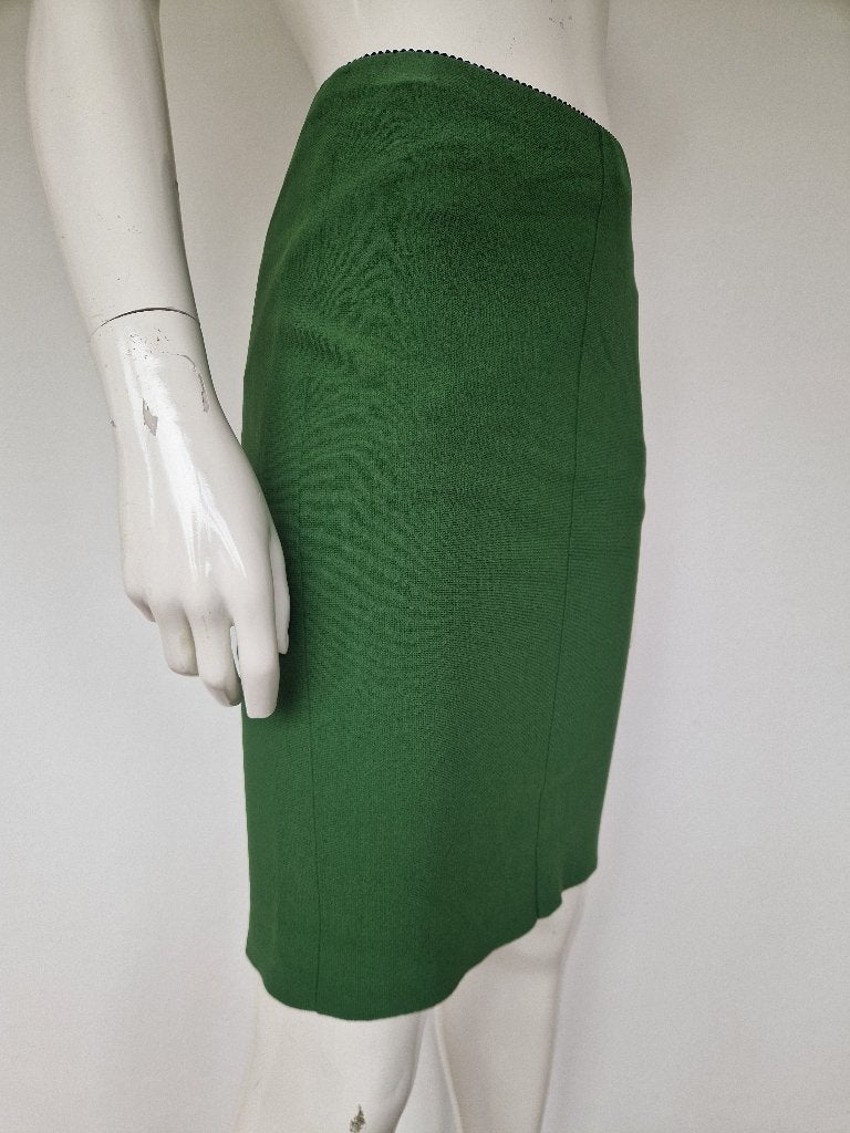 Marc Cain groene kokerrok maat N2., Marc Cain, Nijmegen, Zwart, Verhip-vintage.nl
