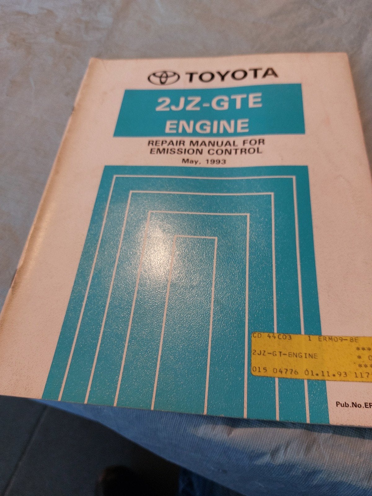 REPAIR MANUAL FOR EMISSION CONTROL TOYOTA 2JZ-GTE ENGINE, Ophalen of Verzenden