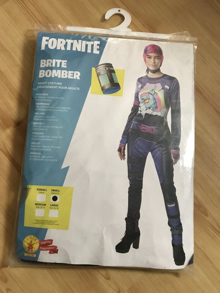 Fortnite Brite Bomber kostuum - adult - Maat S/M -, Ophalen of Verzenden, Kleding, Maat 36 (S), Overige thema's