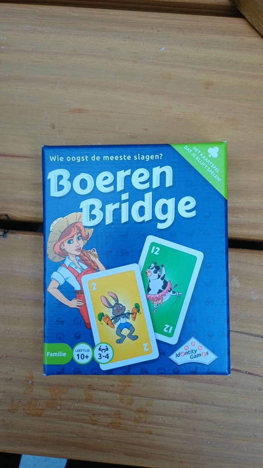 Boeren Bridge Kaartspel - Familiekaartspel, Hobby en Vrije tijd, Drie of vier spelers, Ophalen of Verzenden, Nieuw, Identity Games