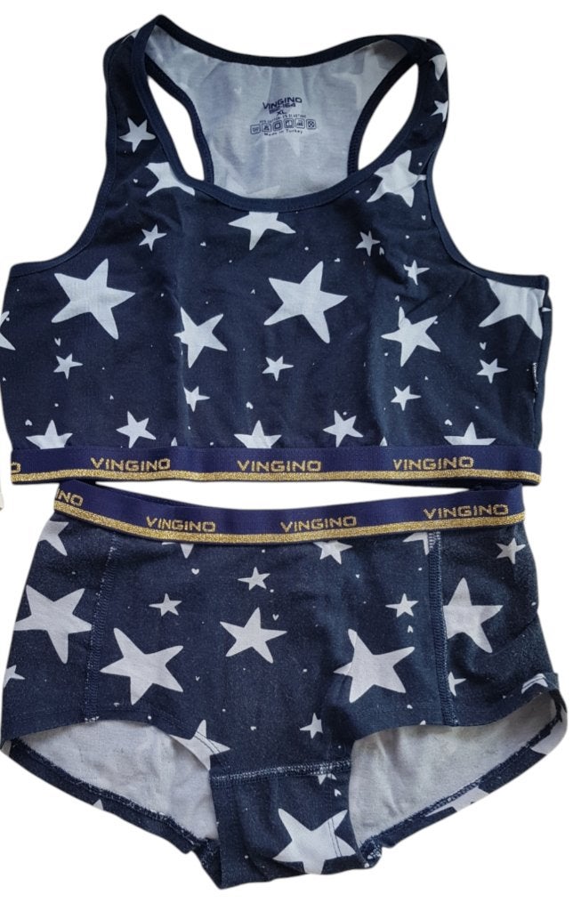 Mooi VINGINO setje racer top met boxer mt XL/152-164., Nacht- of Onderkleding, Nieuw, Vingino, Verzenden