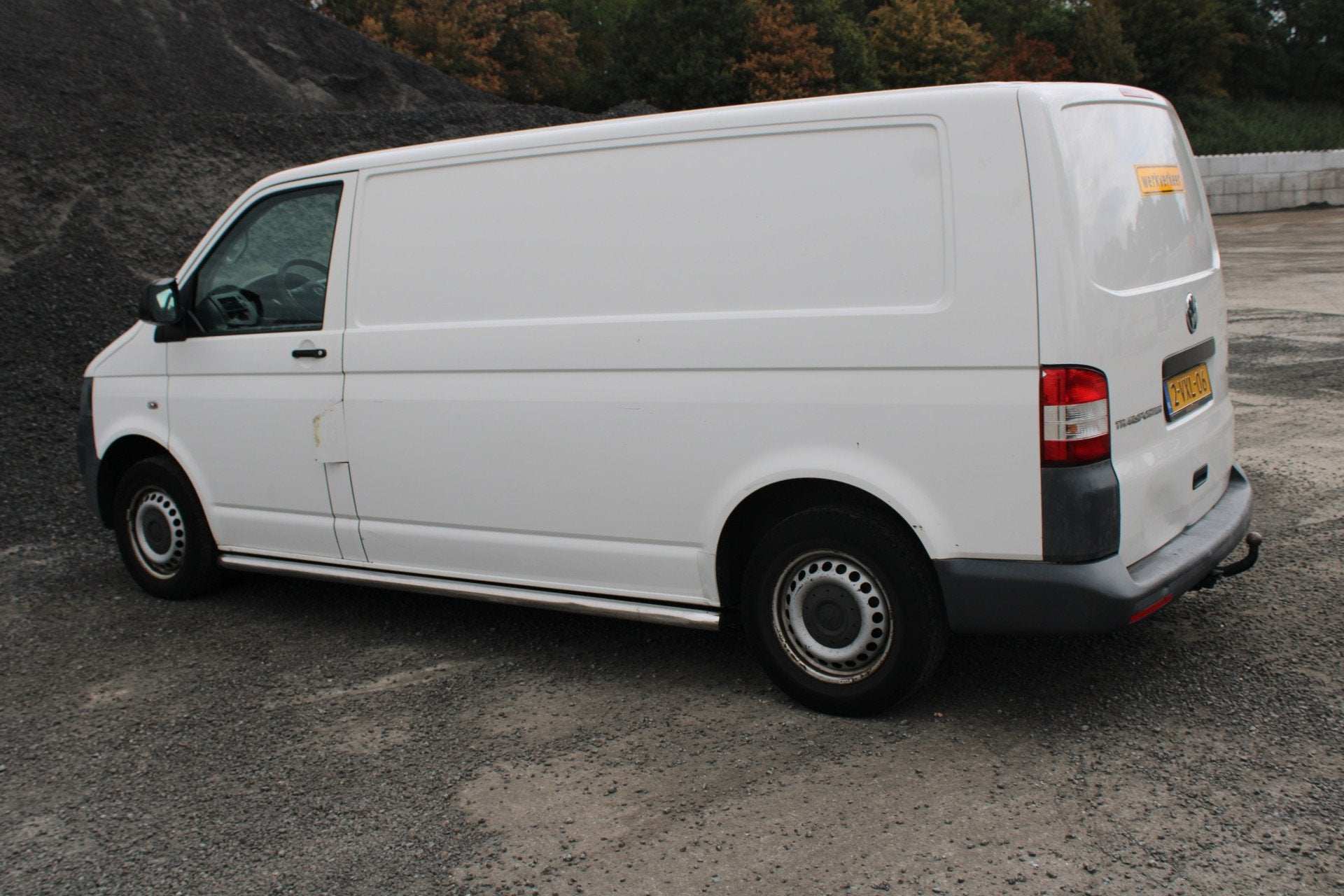 Volkswagen Transporter 2.0 TDI L2H1 (bj 2012), Auto's, Euro 5, Stof, Gebruikt, Zwart