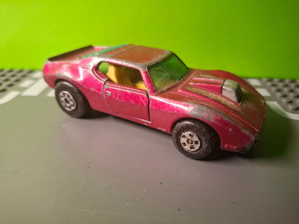 Matchbox K54 - AMX Javelin [paars] 1/40, Ophalen of Verzenden, Gebruikt, Auto