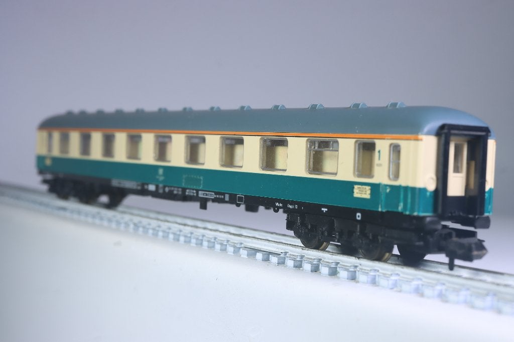 IC/EC rijtuig 1e kl type Am 203, beige/blauw, DB, Gelijkstroom, Fleischmann, Wagon, Ophalen of Verzenden