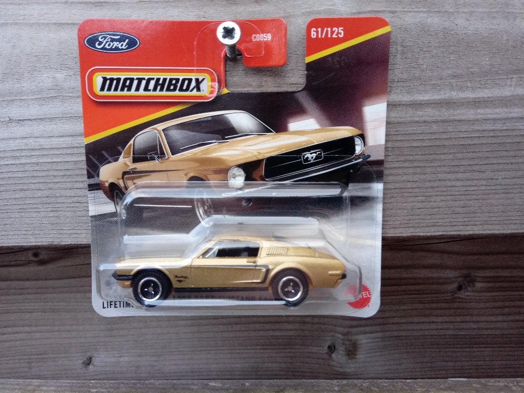 Ford Mustang Fastback '68 Matchbox, Ophalen, Nieuw, Auto