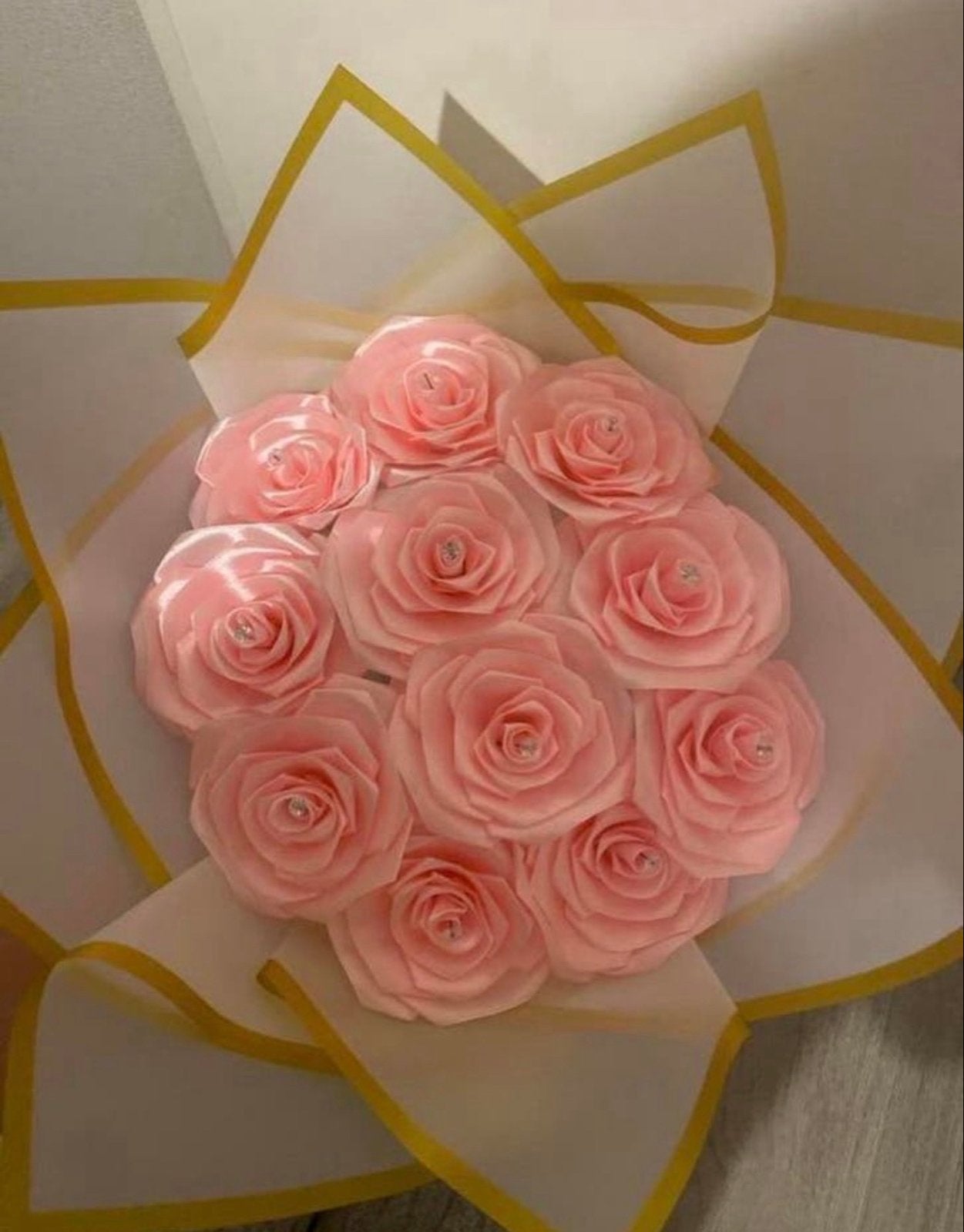 Prachtig Roze Boeket - Kunstbloemen, Binnen, Roze, Nieuw, Textiel