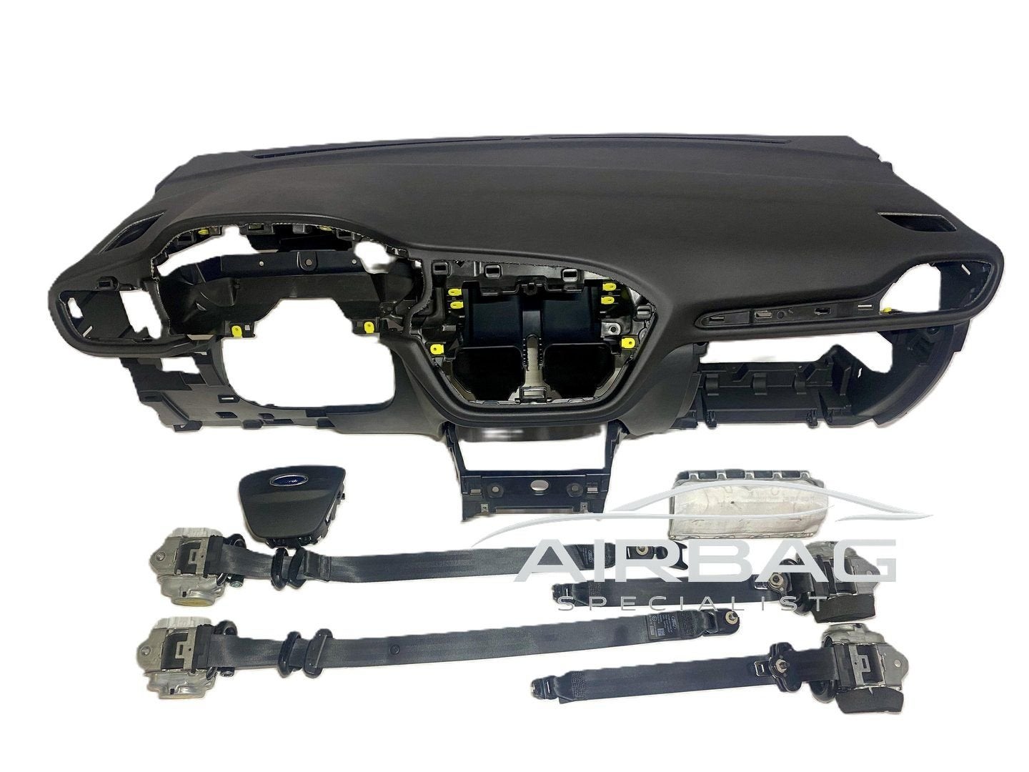 Ford Puma airbag set dashboard, stuur airbag, passagiers air, Gebruikt, -, -, Ophalen of Verzenden