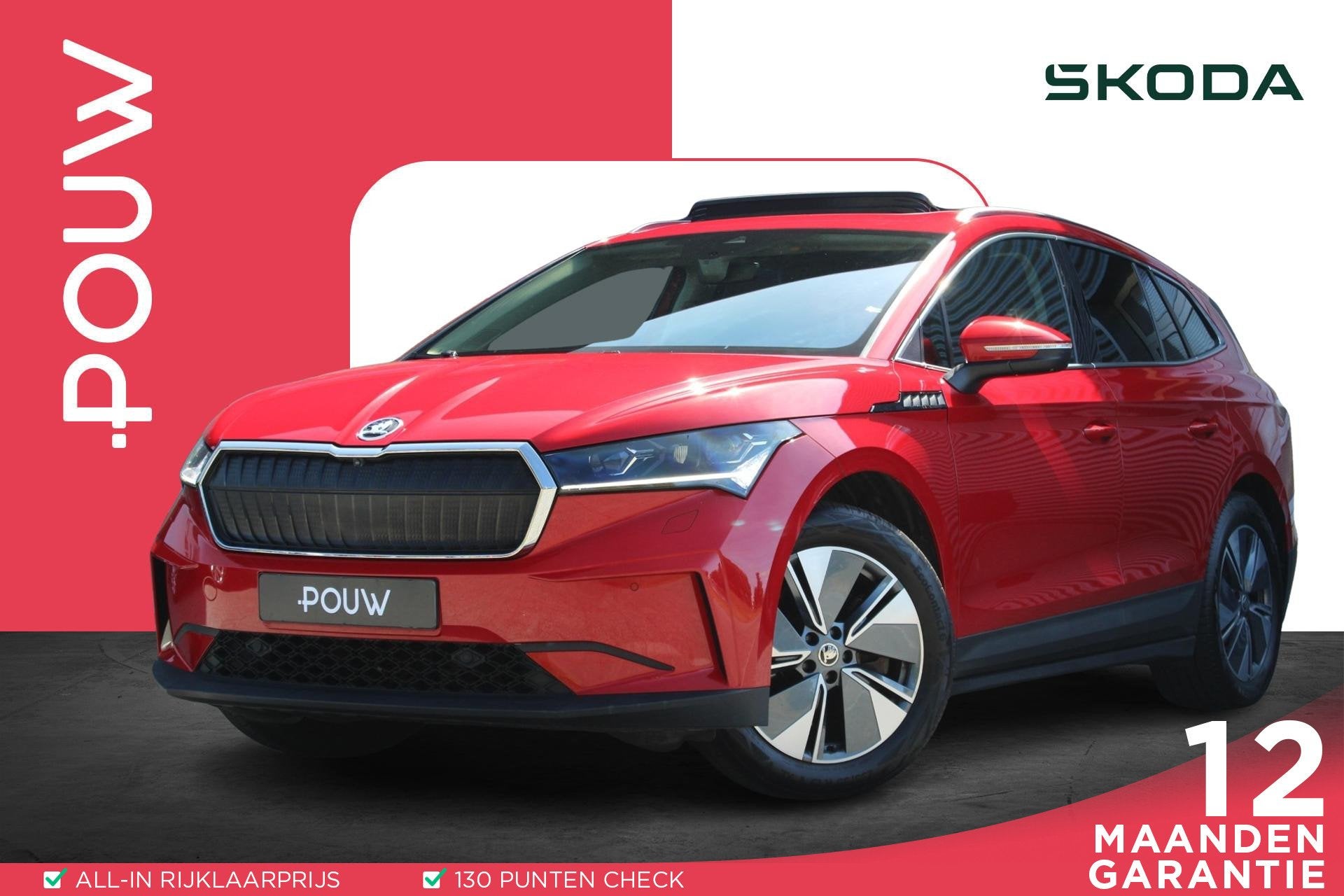 Skoda Enyaq iV 80 204pk | SoH 93%| Panoramadak | Trekhaak |
