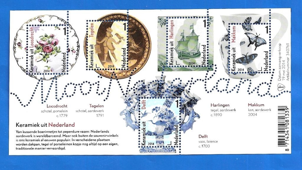 NVPH 3186 Mooi Nederland 2014 - Verzamelvel, Verzenden, Na 1940, Postfris