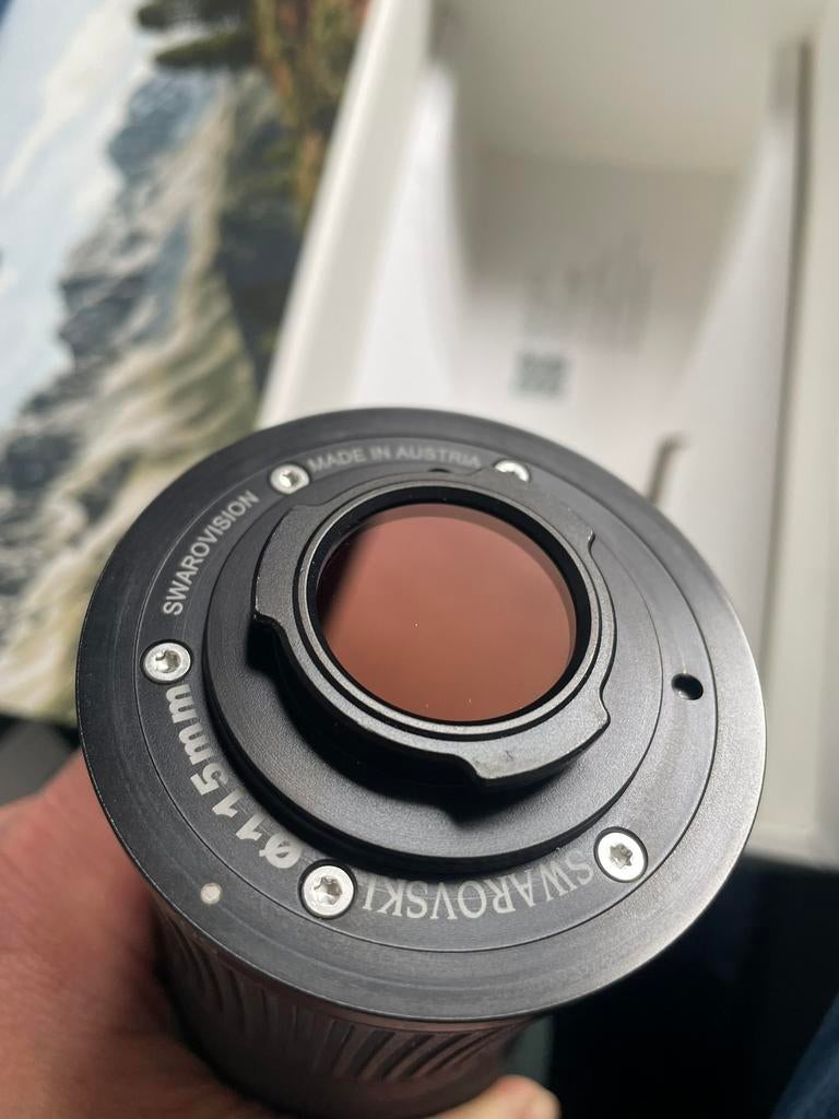 Swarovski 115 mm objectiefmodule, nieuwstaat, Ophalen, Zo goed als nieuw