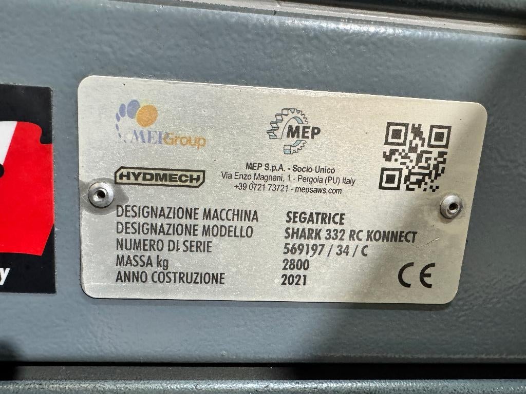 Mep Shark 332 RC connect metaal lintzaag, Doe-het-zelf en Verbouw, Gereedschap | Zaagmachines, Ophalen, Gebruikt, 70 mm of meer