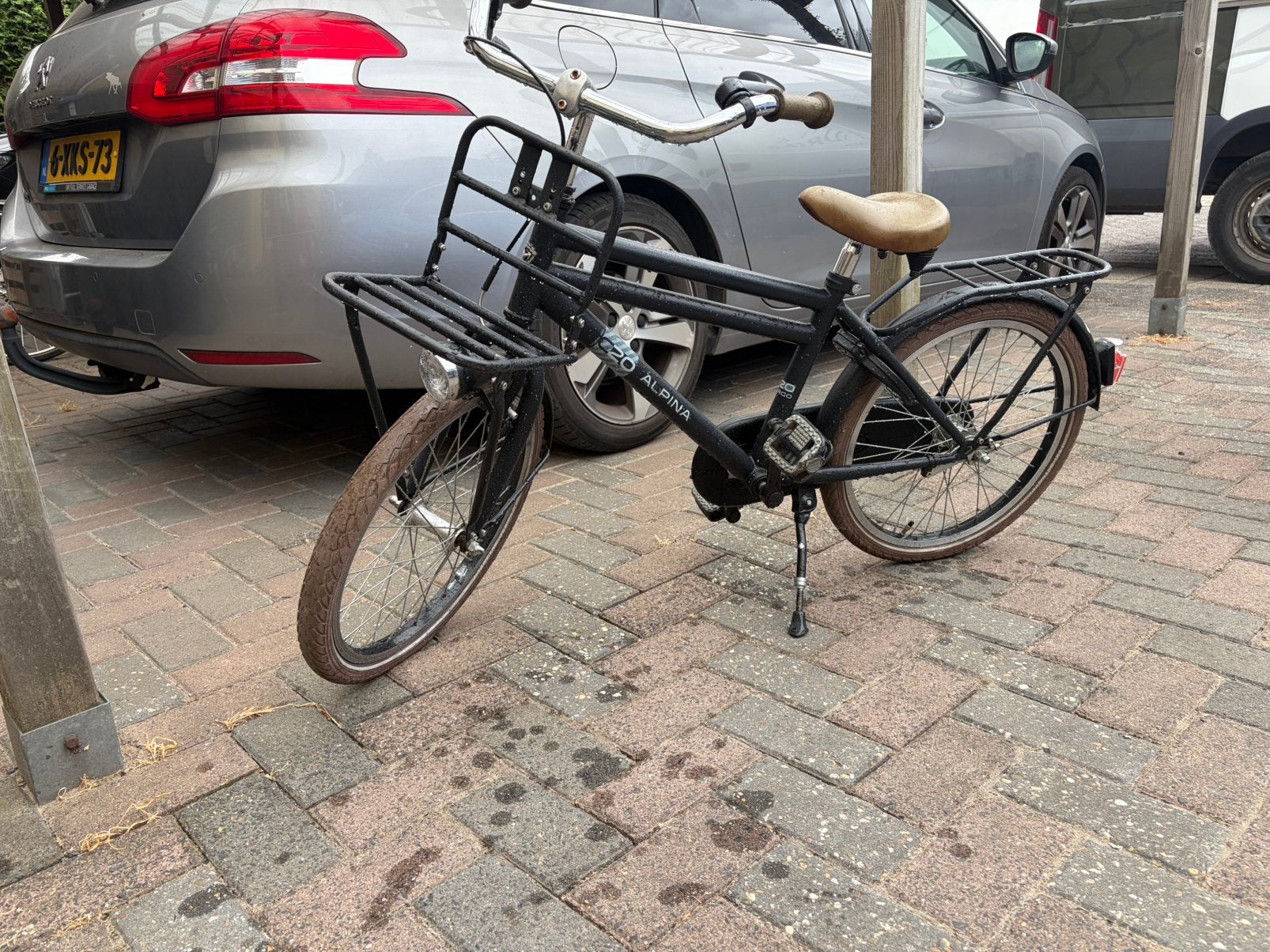 Mooie alpina jongensfiets 20 inch, Fietsen en Brommers, Fietsen | Jongens, Ophalen, Terugtraprem, 20 inch, Handrem