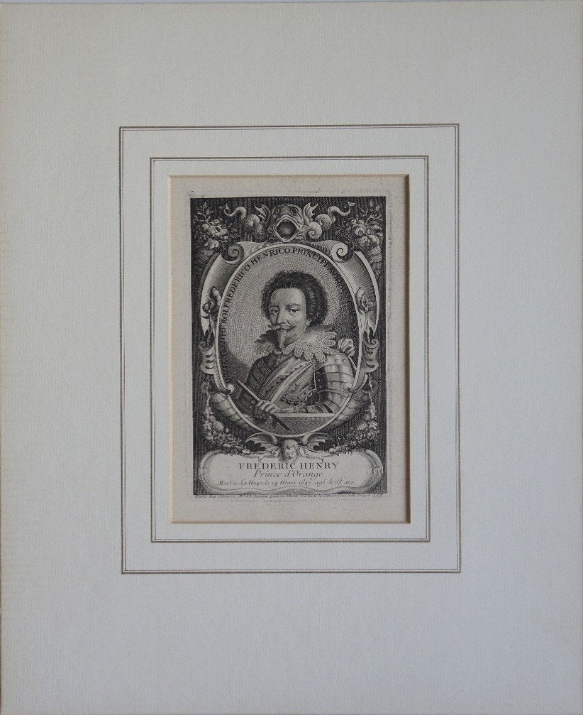 gravure "Portret Frederik Hendrik, Prins van Oranje", Ophalen