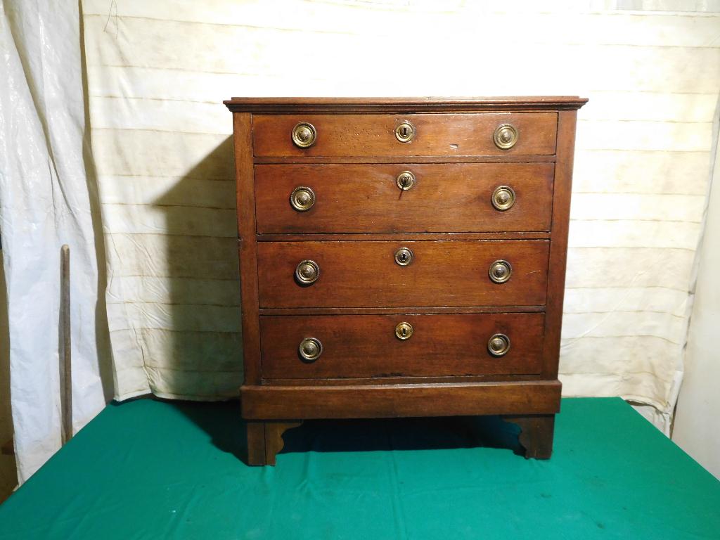 antiek eiken commode, Ophalen, 100 tot 150 cm, Eikenhout, 50 tot 100 cm