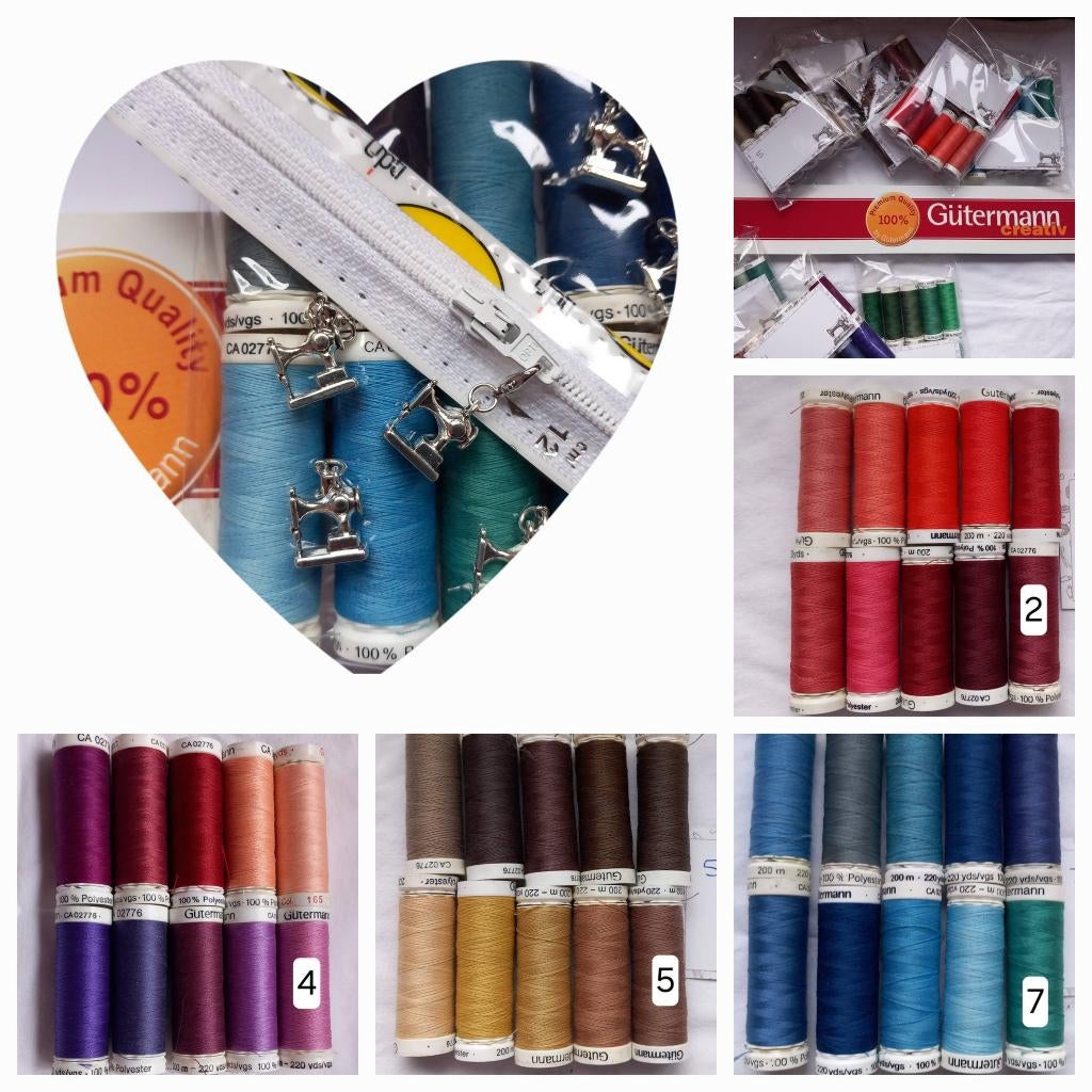 Moederdag kadotip 10 klossen naaigaren + kado hangertje🧵🪡, Ophalen of Verzenden, Nieuw, Garen of Naald(en)