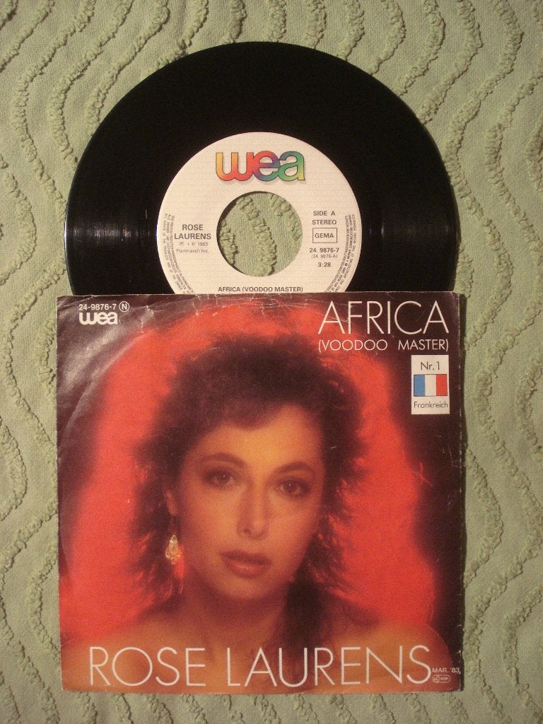 Rose Laurens 7" Vinyl Single: ‘Africa (voodoo master)’ (D), Ophalen of Verzenden, Zo goed als nieuw, 7 inch, Pop