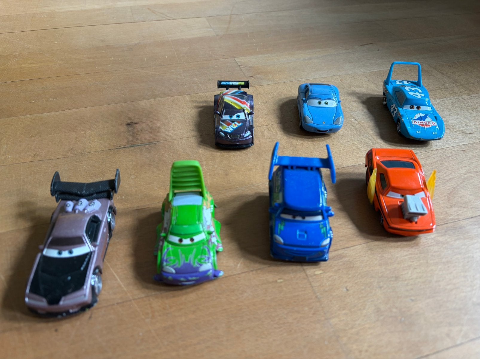 Disney Cars 7 metalen auto's, Ophalen, Gebruikt