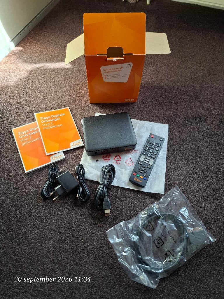 digitale Ziggo ontvanger, Audio, Tv en Foto, Ophalen, Gebruikt