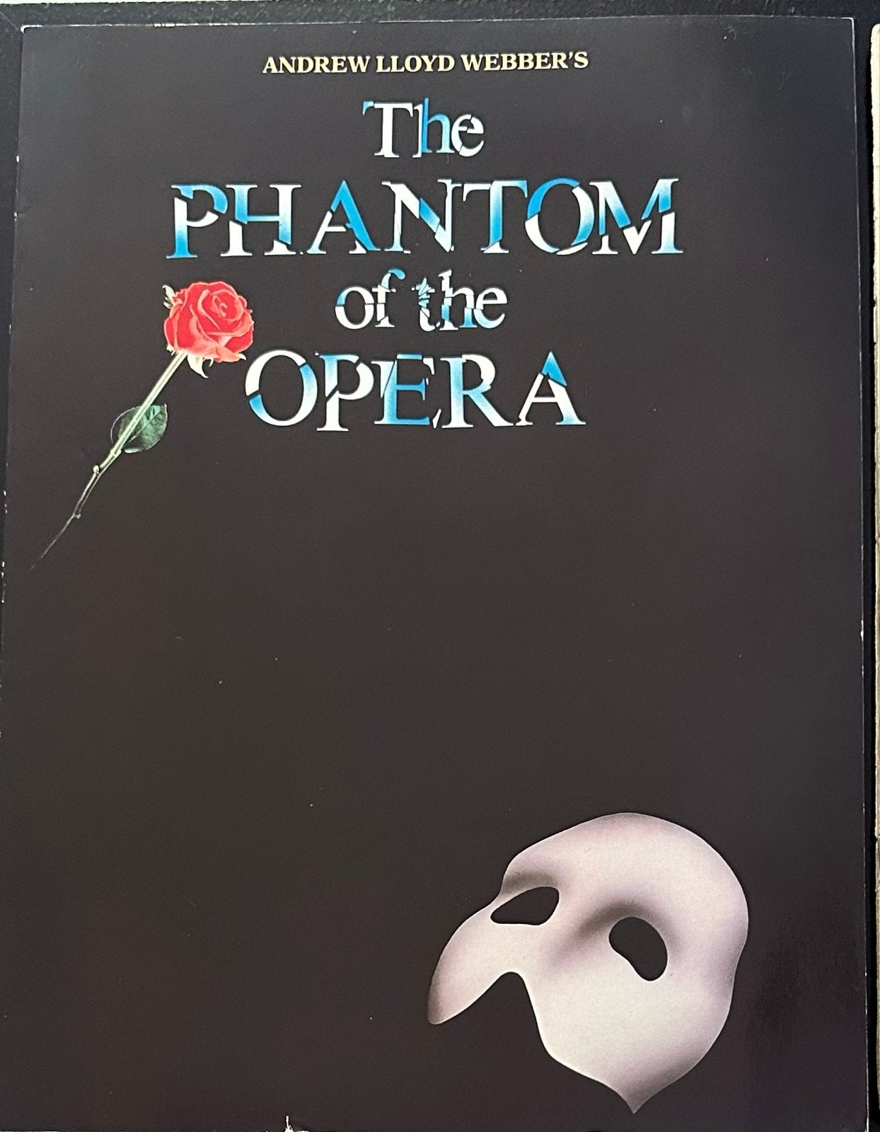 Muziekboek Phantom of the Opera - Songs & Foto's, Wereldmuziek, Gitaar, Ophalen of Verzenden, Zo goed als nieuw