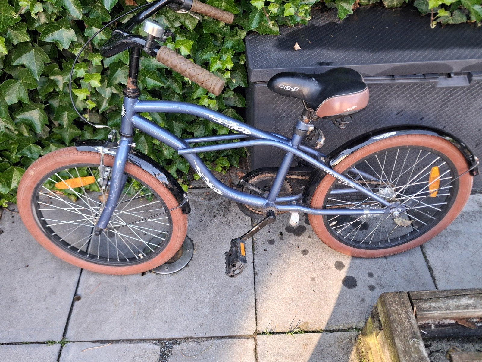 Stoere cruiserfiets 20 inch voor kinderen - Gebruikt, Fietsen en Brommers, Fietsen | Cruisers en Lowriders, Terugtraprem, Gebruikt