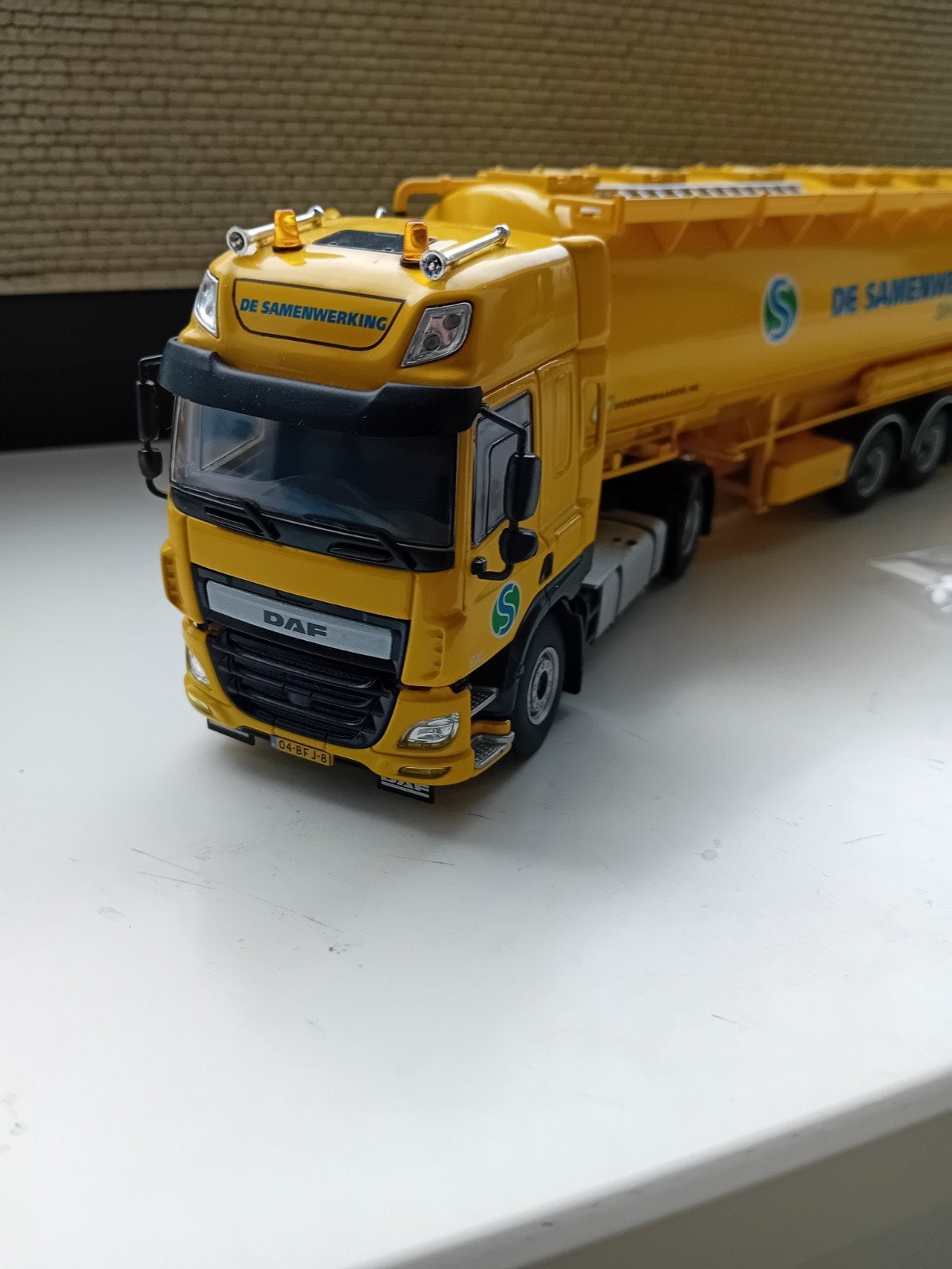 Daf CF Space Cab met Bulktrailer  de Samenwerking., Ophalen of Verzenden, Zo goed als nieuw, Bus of Vrachtwagen, Wsi