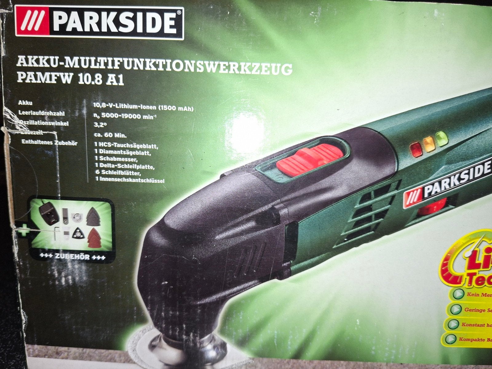 Parkside Accu-Multifunctioneel Gereedschap PAMFW 10.8 A1, Ophalen, Gebruikt, Multitool, Parkside