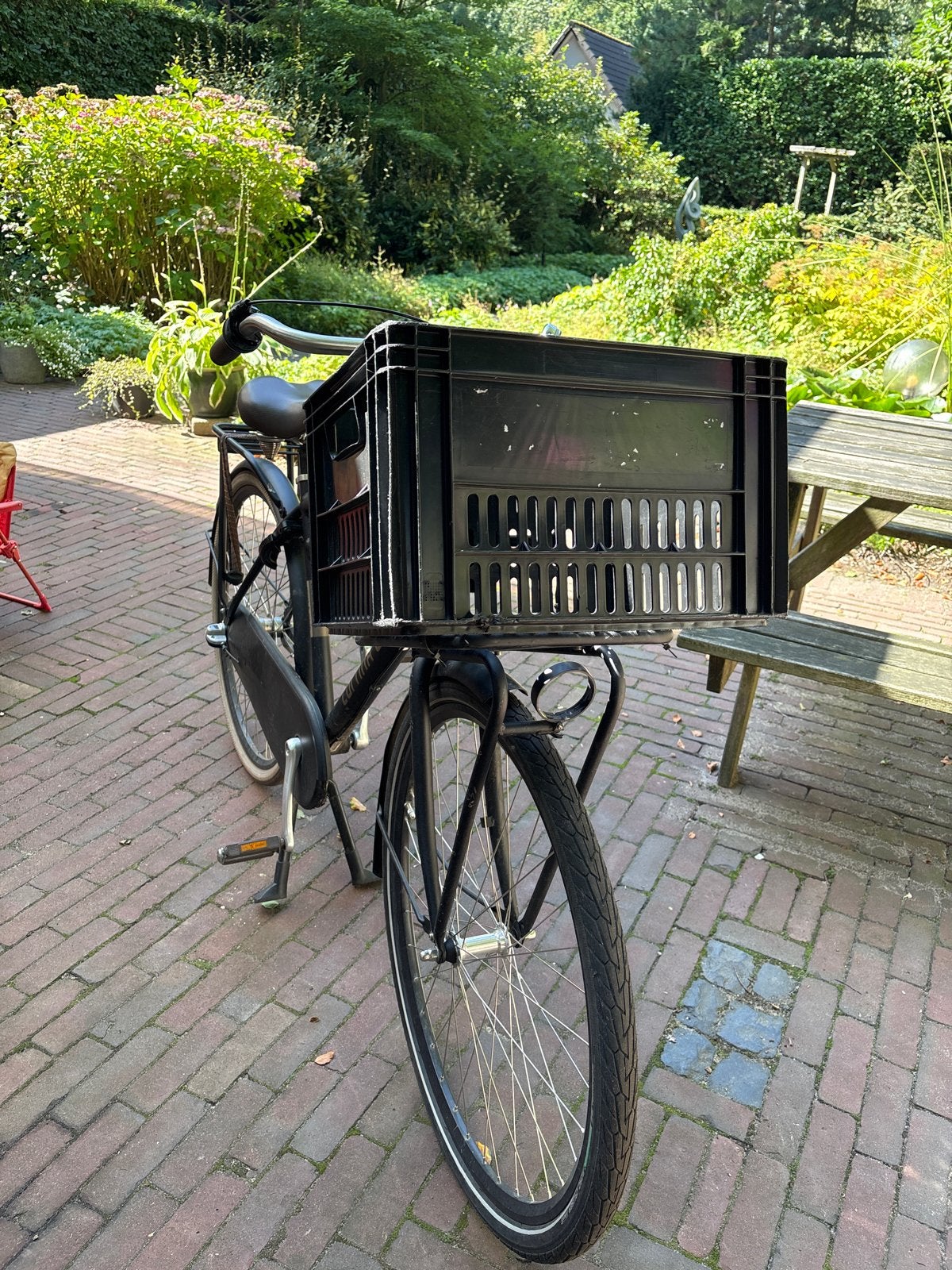 Transportfiets met krat - Gazelle, Ophalen, Gebruikt, 26 inch of meer, Versnellingen