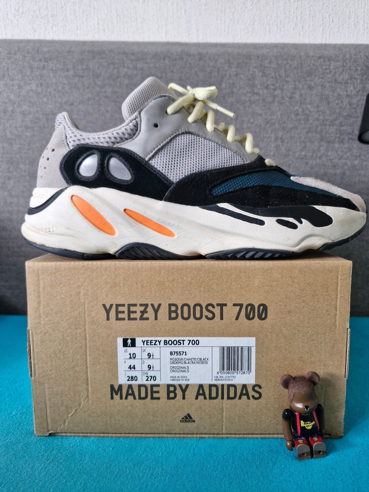 Adidas Yeezy Boost 700 Wave Runner - Zeer goede staat, Kleding | Heren, Schoenen, Overige kleuren, Ophalen of Verzenden, Adidas Yeezy
