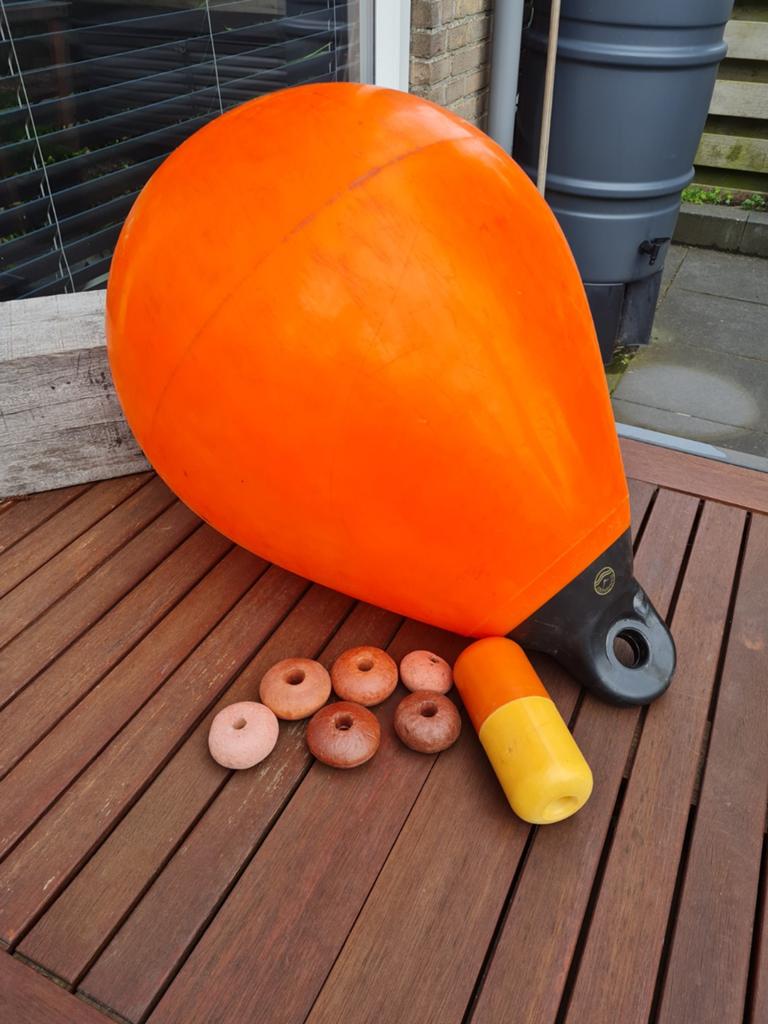 Lot boeien en drijvers voor boot of visserij, Watersport en Boten, Ophalen of Verzenden, Gebruikt, Overige typen