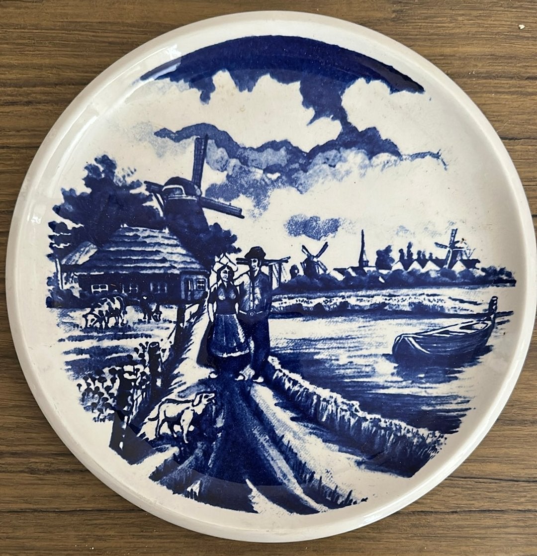 Boch Delfts Blauw bord, Ophalen of Verzenden