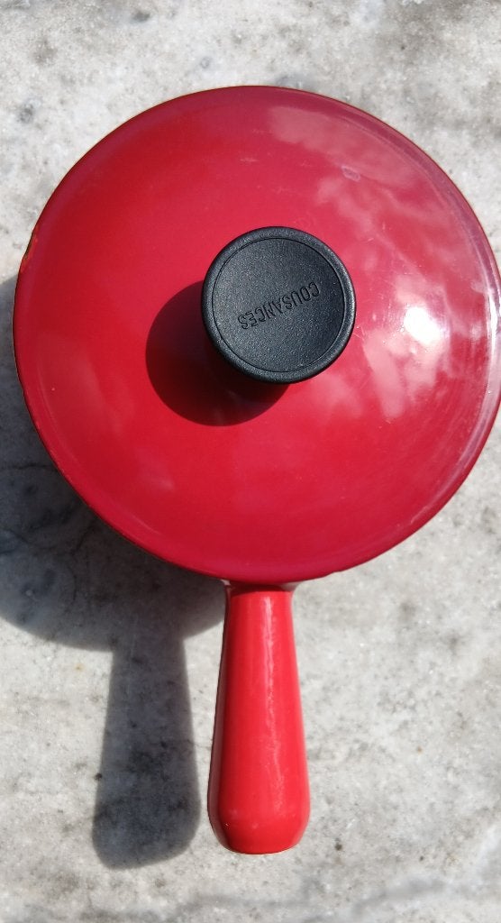 COUSANCES LE CREUSET gietijzer steelpan sauspan 16 cm (LL10), Gietijzer, Nieuw, Le Creuset, Ophalen of Verzenden
