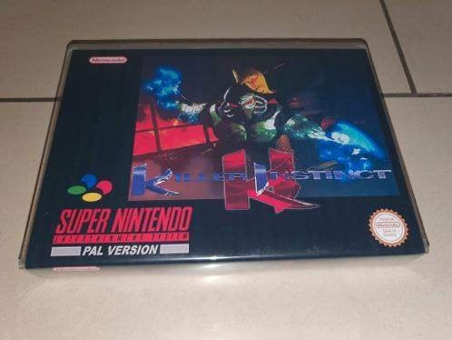 Killer Instinct SNES Game Case, Spelcomputers en Games, Games | Nintendo Super NES, Vechten, Verzenden, 1 speler, Zo goed als nieuw