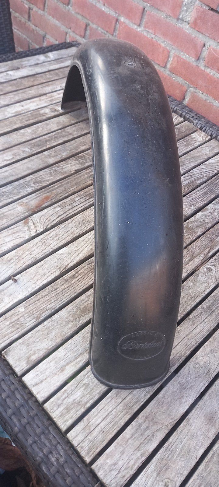 oldtimer bromfiets spatbord italiaans, Fietsen en Brommers, Ophalen of Verzenden, Overige typen, Overige merken